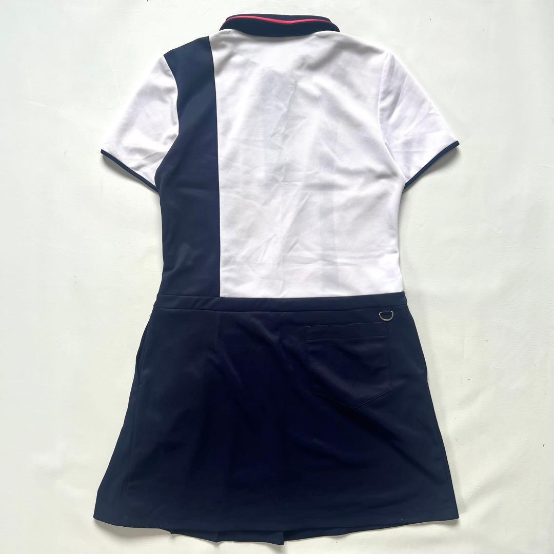 LANVIN SPORT ランバンスポール　フリルワンピース　半袖シャツ　ゴルフ