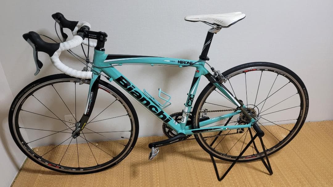 ビアンキVIA NIRONE7 Alu hydro105改 ホイールカーボン