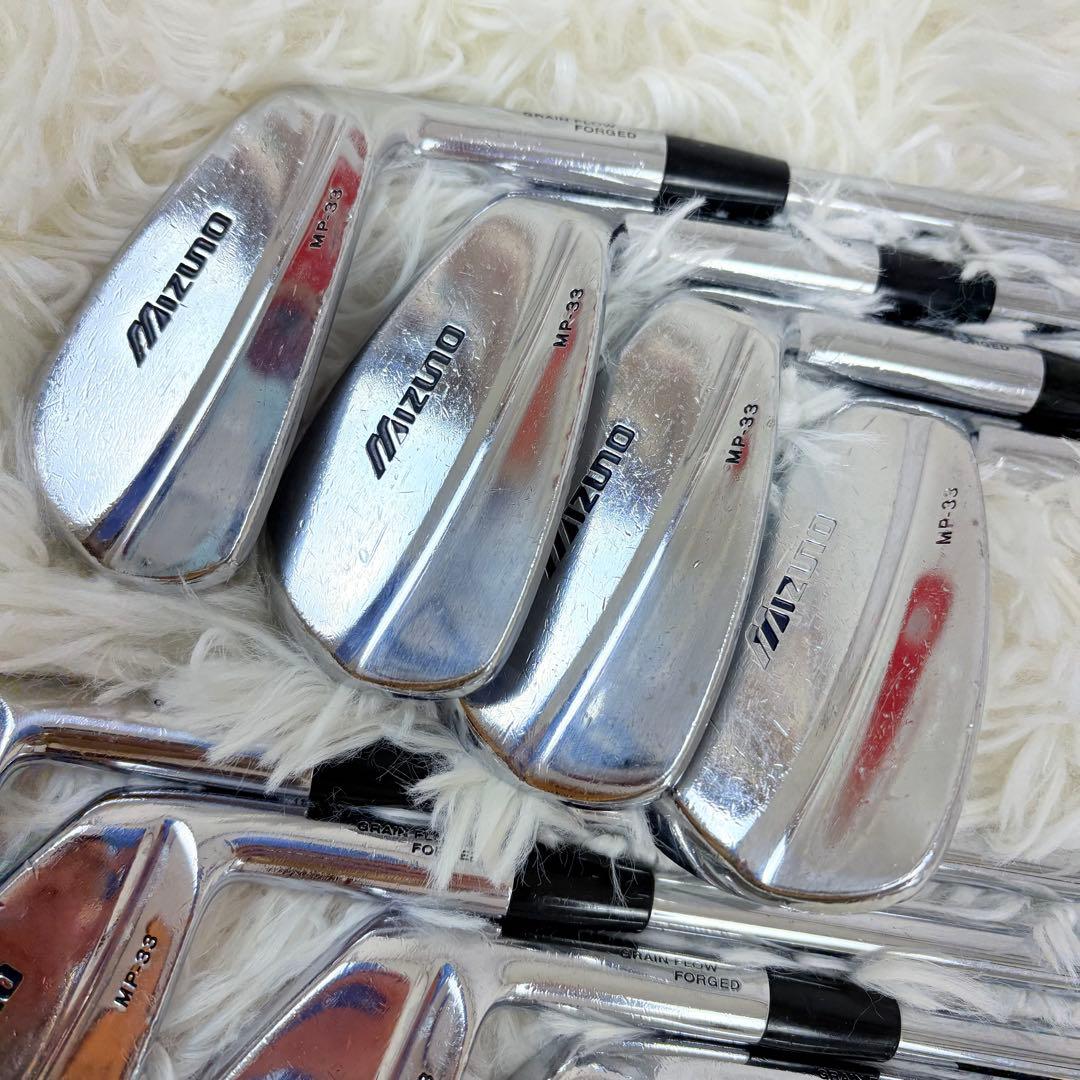 MIZUNO MP-33 メンズアイアンセット 8本 マッスルバック クラブ