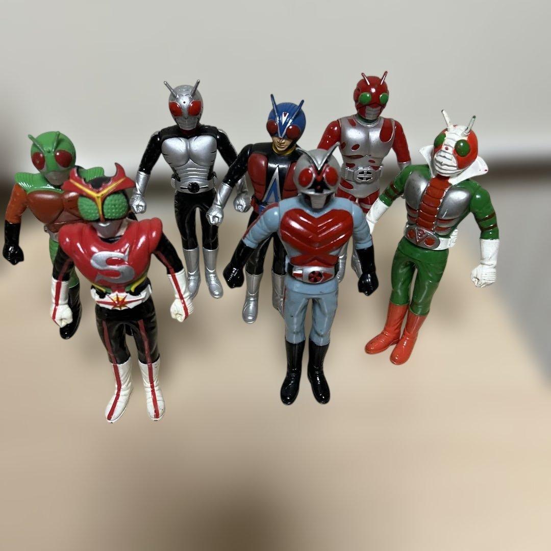 仮面ライダー ソフトフィギュア 7体セット