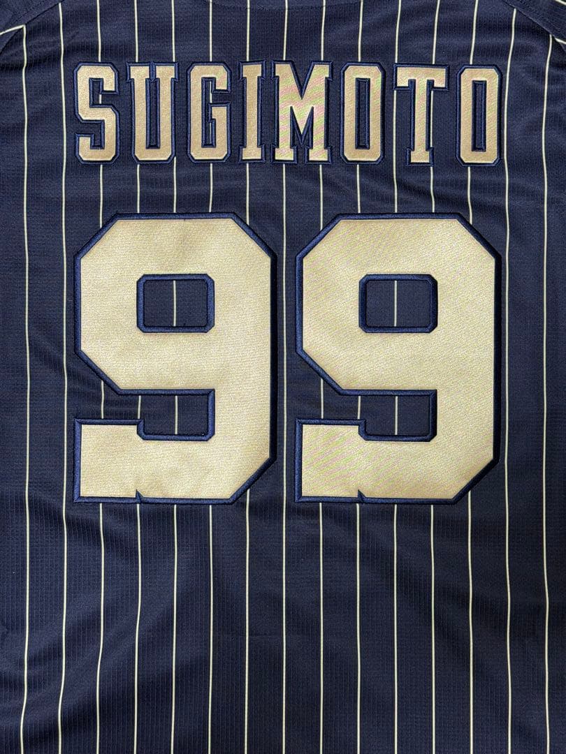 オリックス・バファローズ　杉本 裕太郎　ハイクオリティユニフォーム（サード）