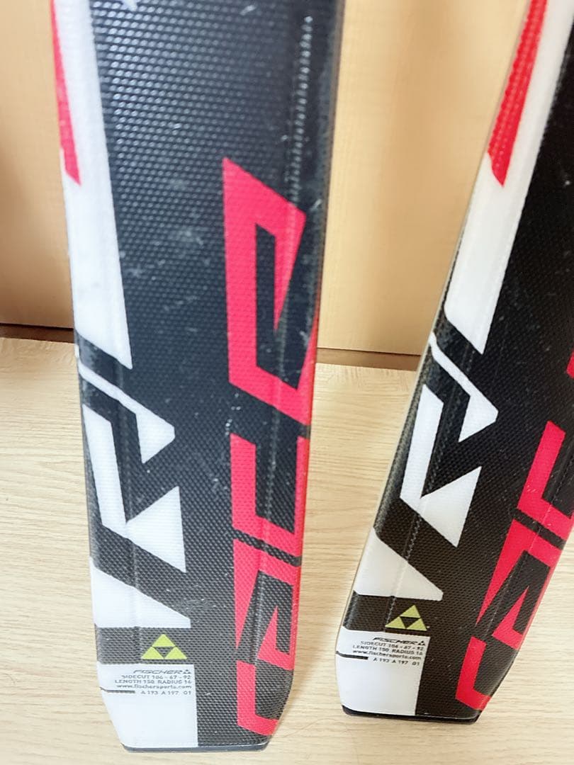 FISCHER RC4 RACE スキー 板 バインディング付き 150cm
