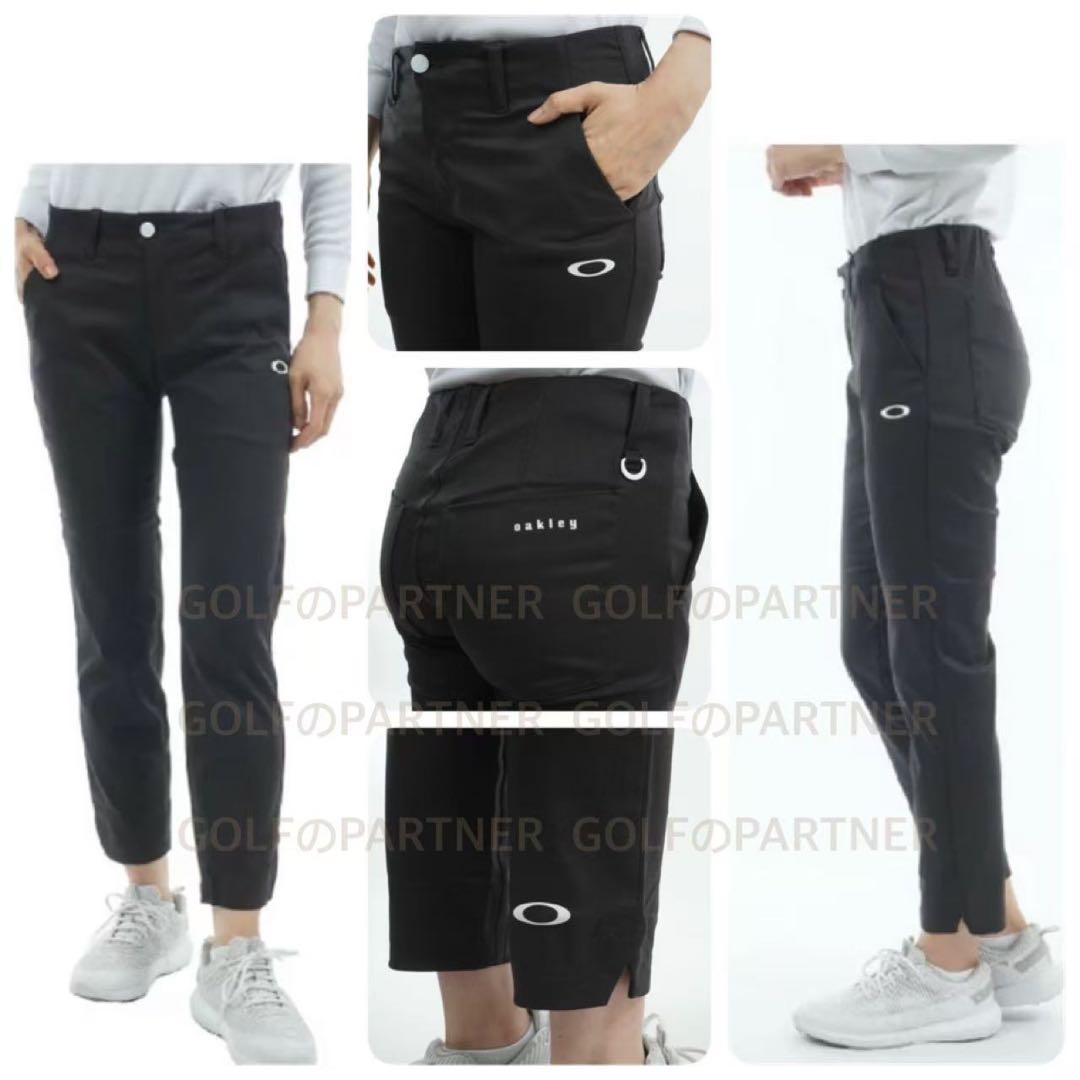 L黒早い者勝ち❣️新品14300円オークリー /レディース/ストレッチパンツ/BK