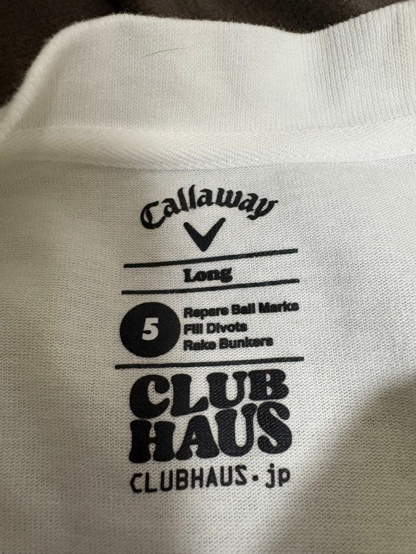 Callaway Wedgehog ゴルフシャツ ホワイト　L