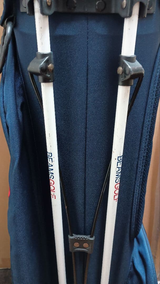 BEAMS GOLF ビームス ゴルフ キャディ バッグ ネイビー