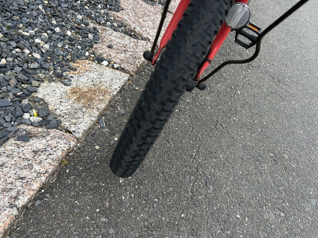 ブリヂストン　ビッケ　赤 電動アシスト自転車 チャイルドシート付き　Bikke