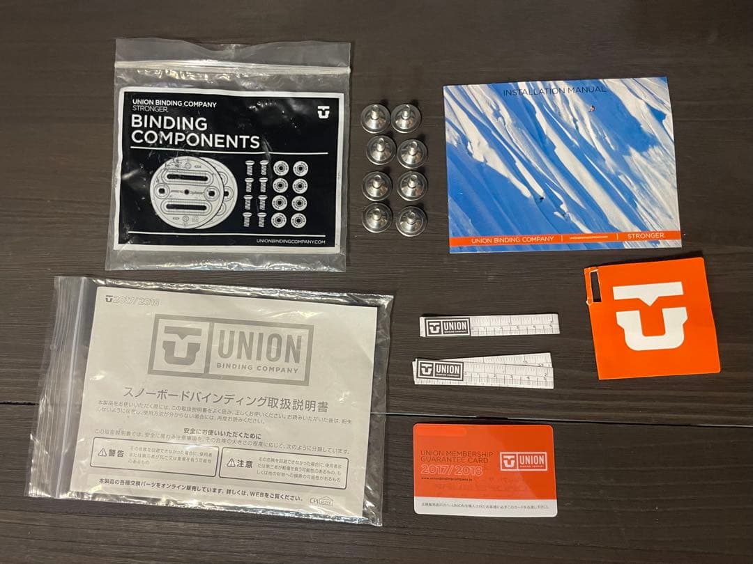 UNION スノーボードビンディング FORCE M ホワイト