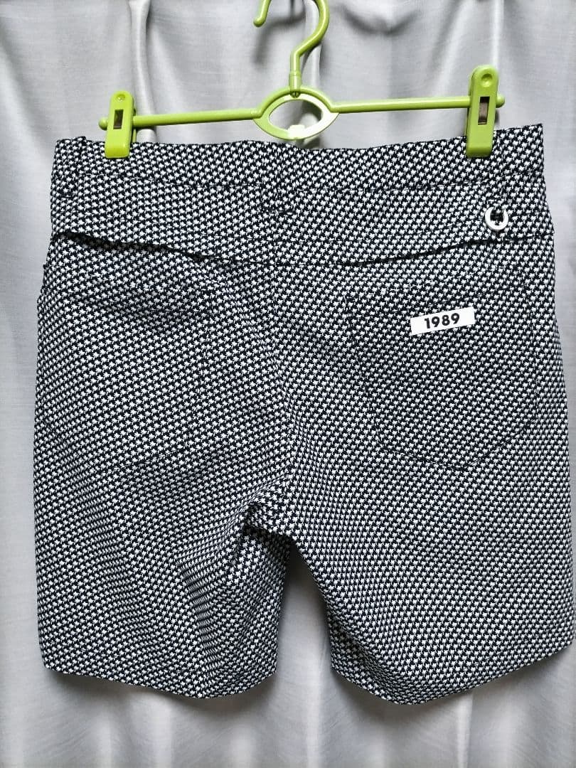 パーリーゲイツ　ハーフパンツ　総柄　パームツリー　ヤシの木柄