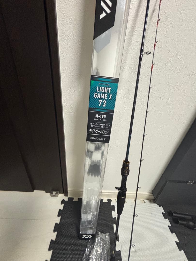 極美品　ダイワ　DAIWA LIGHT GAME X M-190 73 ロッド