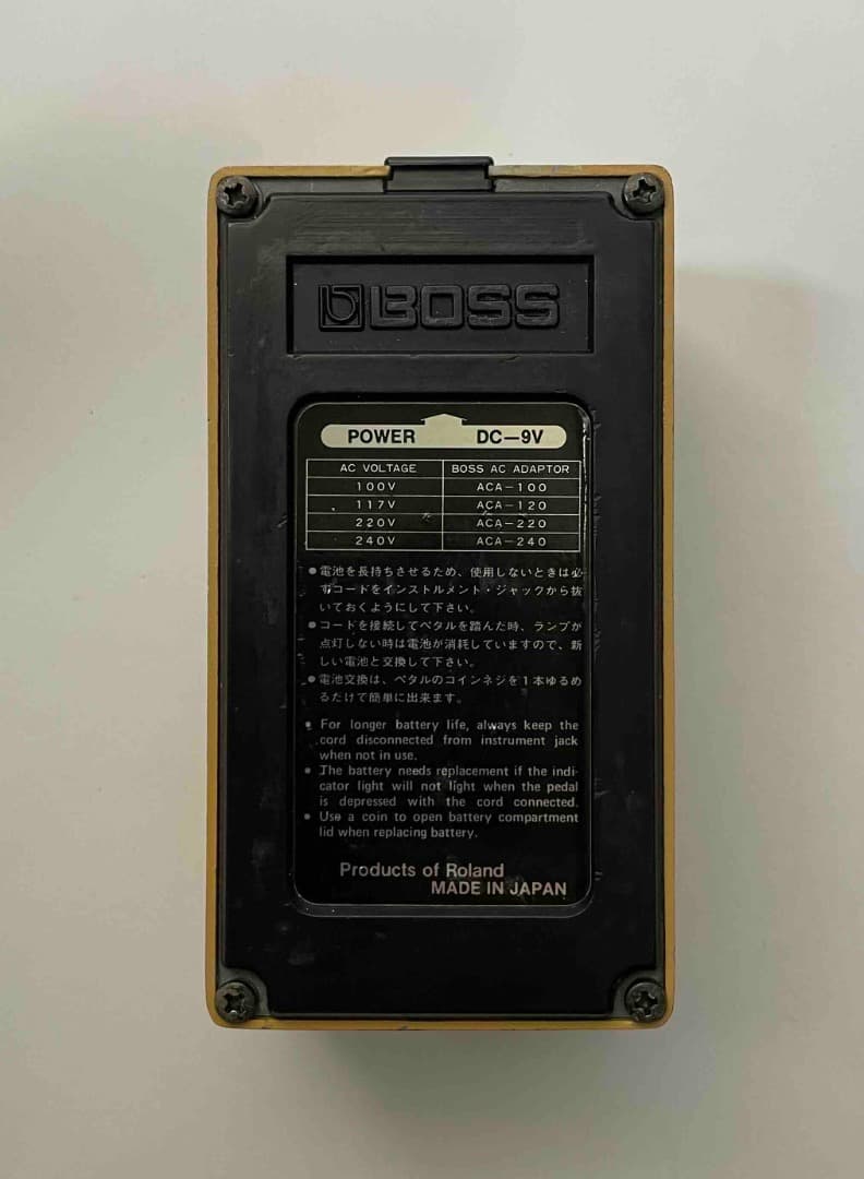 【1979年1月購入 ビンテージ品】 BOSS Touch Wah TW-1