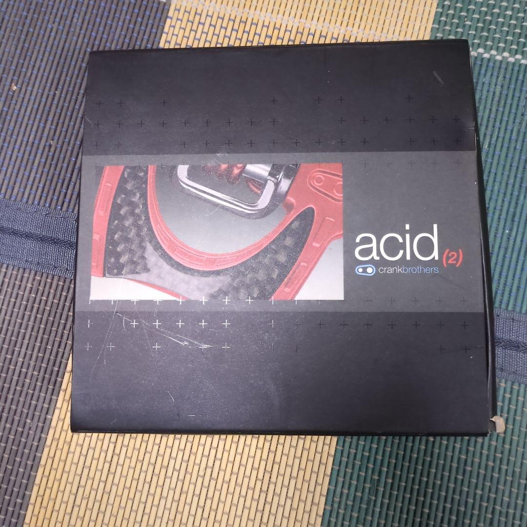 crankbrothers ACID2 RED MTB ペダル