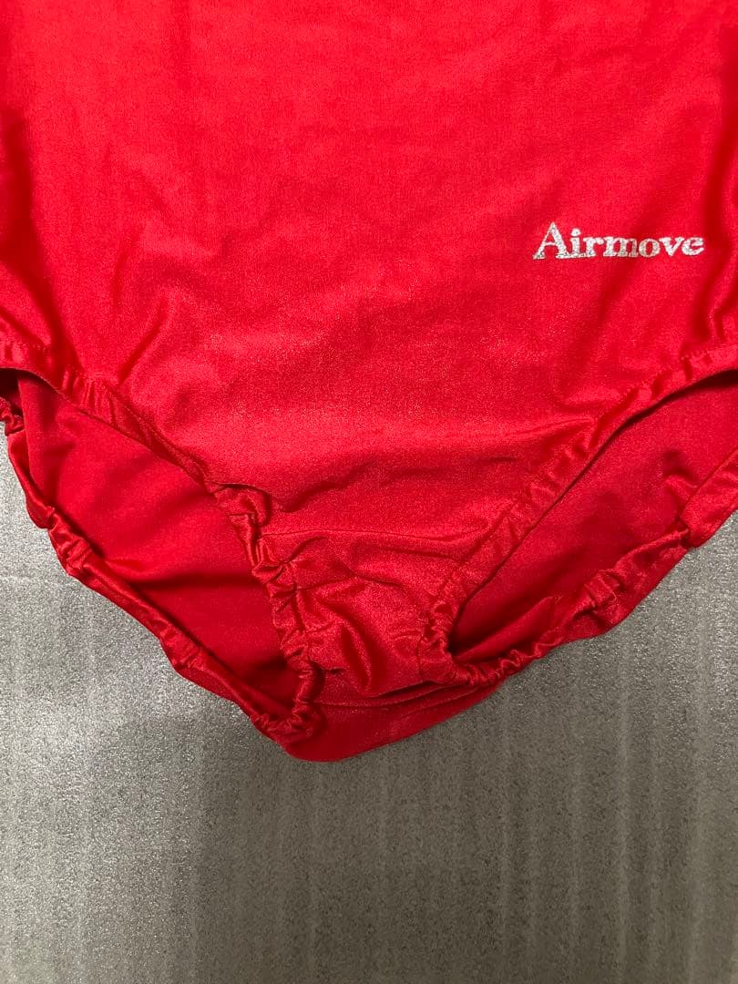 赤い花刺繍　レオタード Lサイズ　airmove エアムーブ