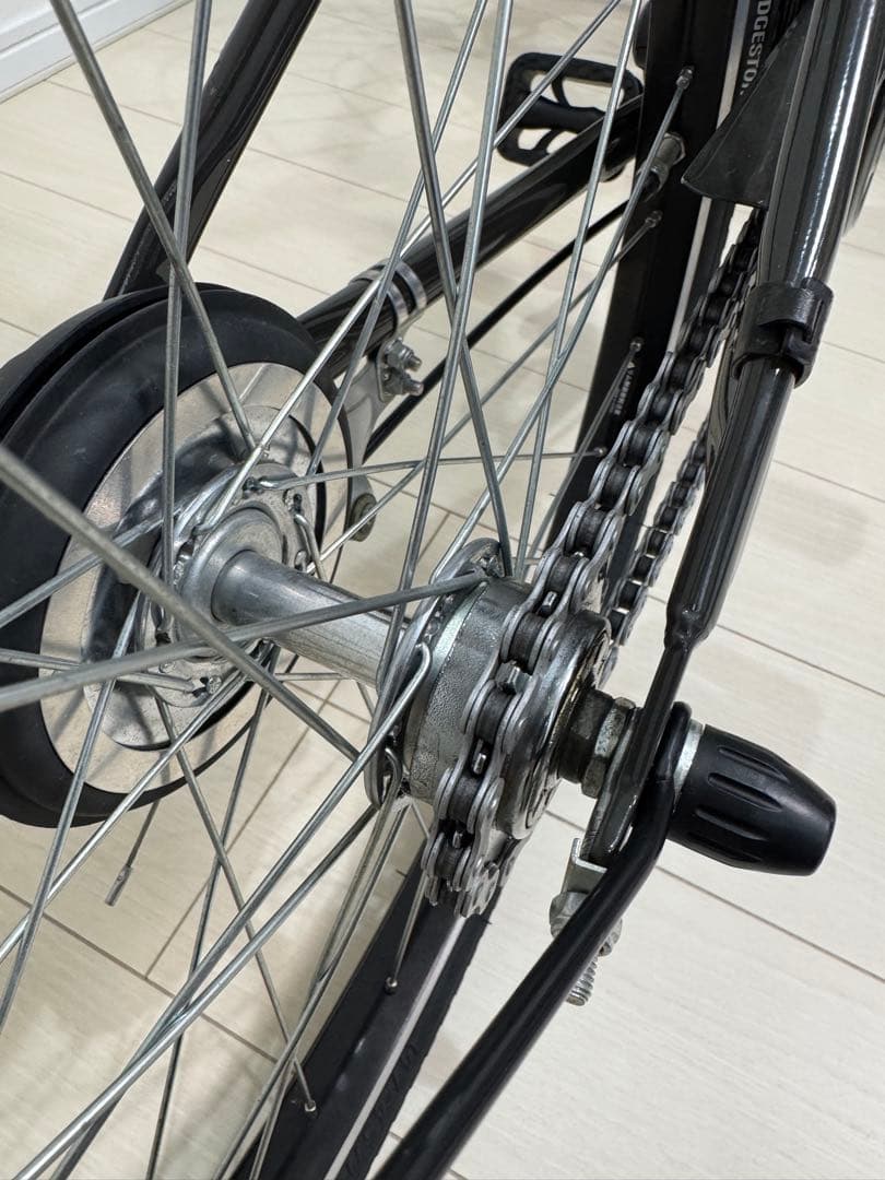ブリヂストン　ビッケ(bikke) 22インチ子供用自転車(ダークグレー)