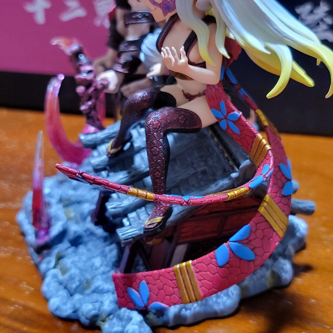 鬼滅の刃 上弦の陸 妓夫太郎 堕姫 フィギュア 小王子スタジオ レジン 訳あり