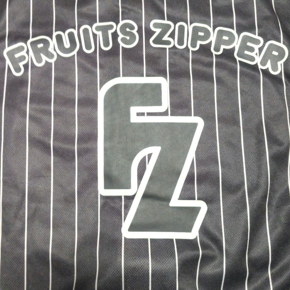 推しアピユニフォーム FZ ver. 黒 FRUITS ZIPPER