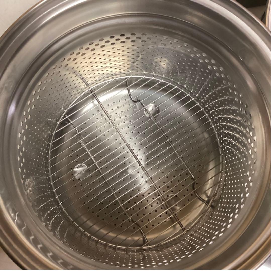 ステンレス保管品パスタ鍋多用途調理用キッチン用品(P18)