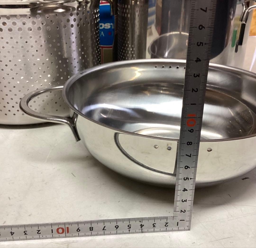 ステンレス保管品パスタ鍋多用途調理用キッチン用品(P18)