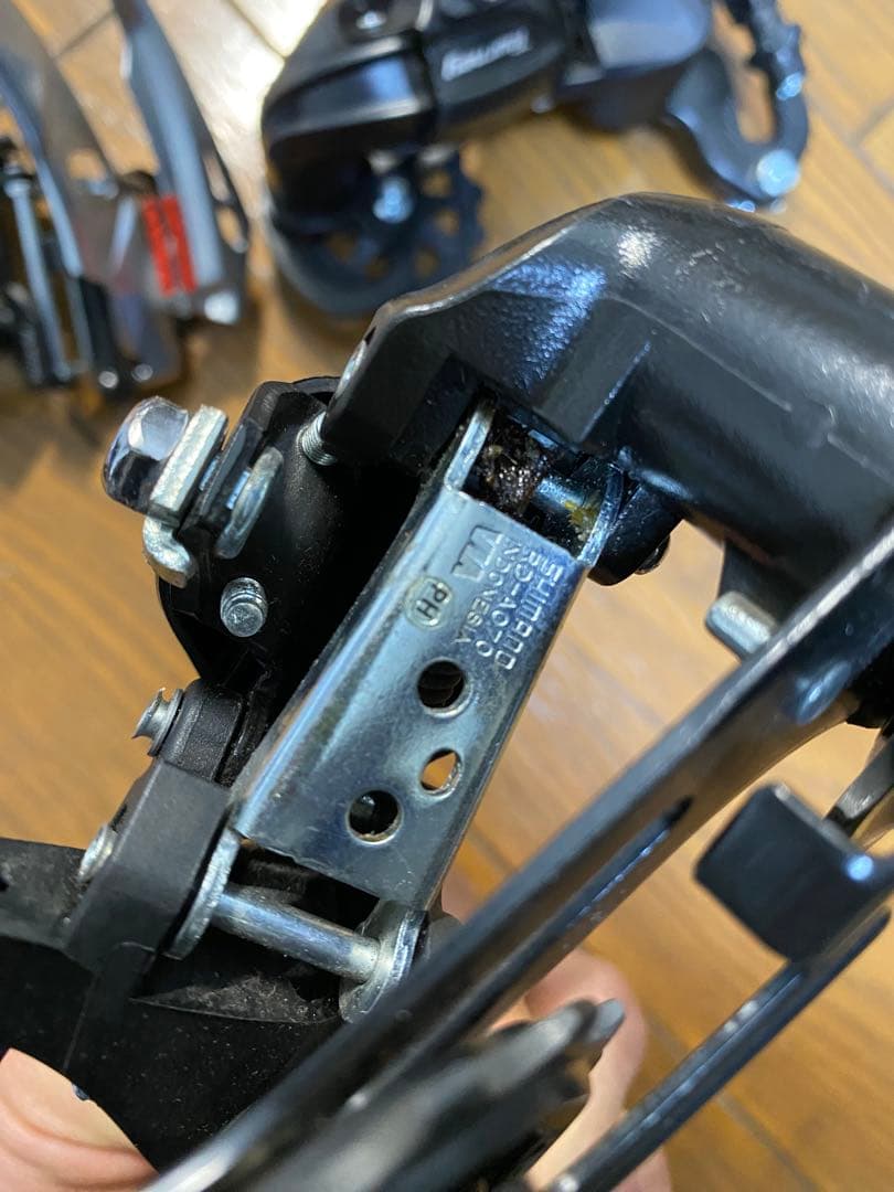 SHIMANO 5速 シフター ディレイラーセット