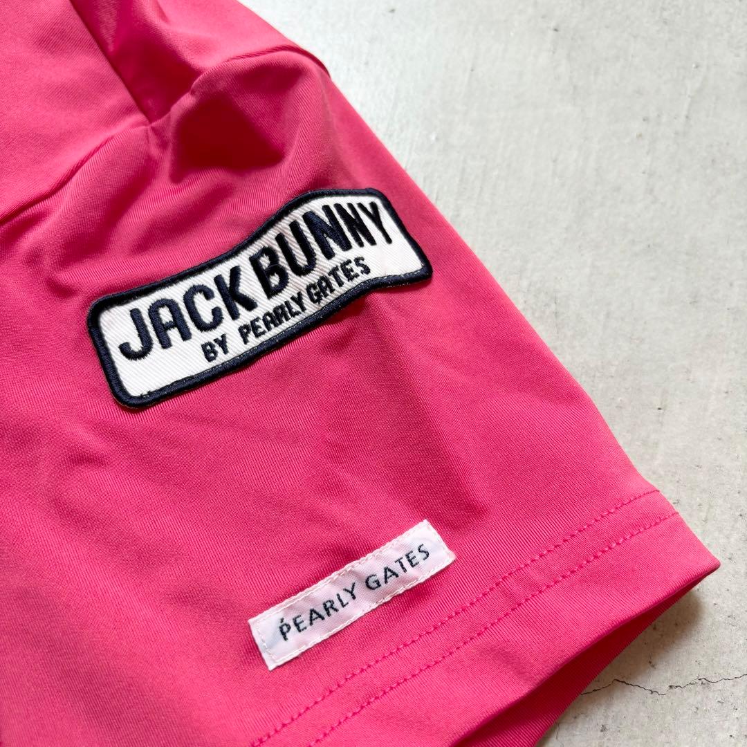 【美品】JACK BUNNY!! ジャックバニー モックネック 半袖シャツ 1