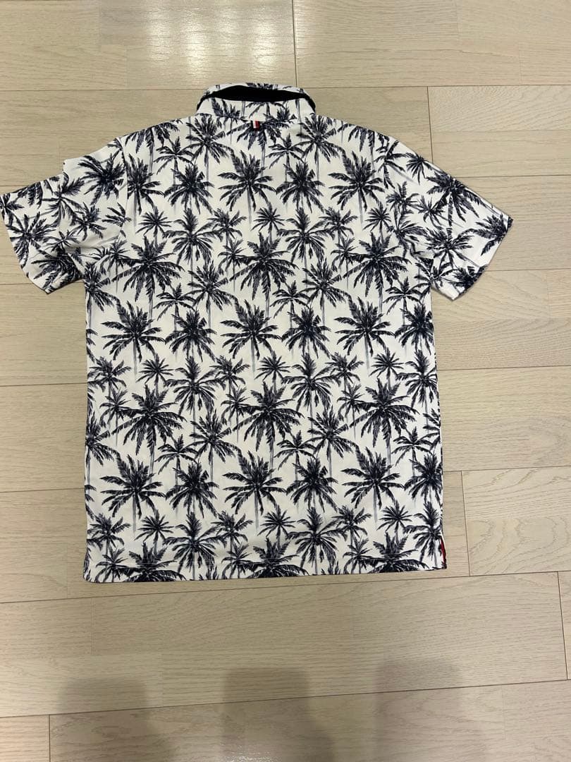 美品   GOLF 総柄 ポロシャツ Mサイズ