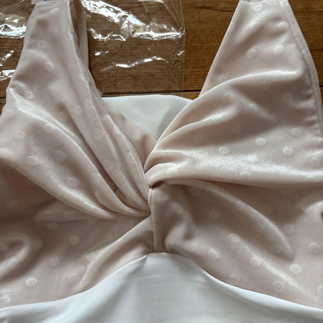 美品　stina ベロアレオタード　Mサイズ