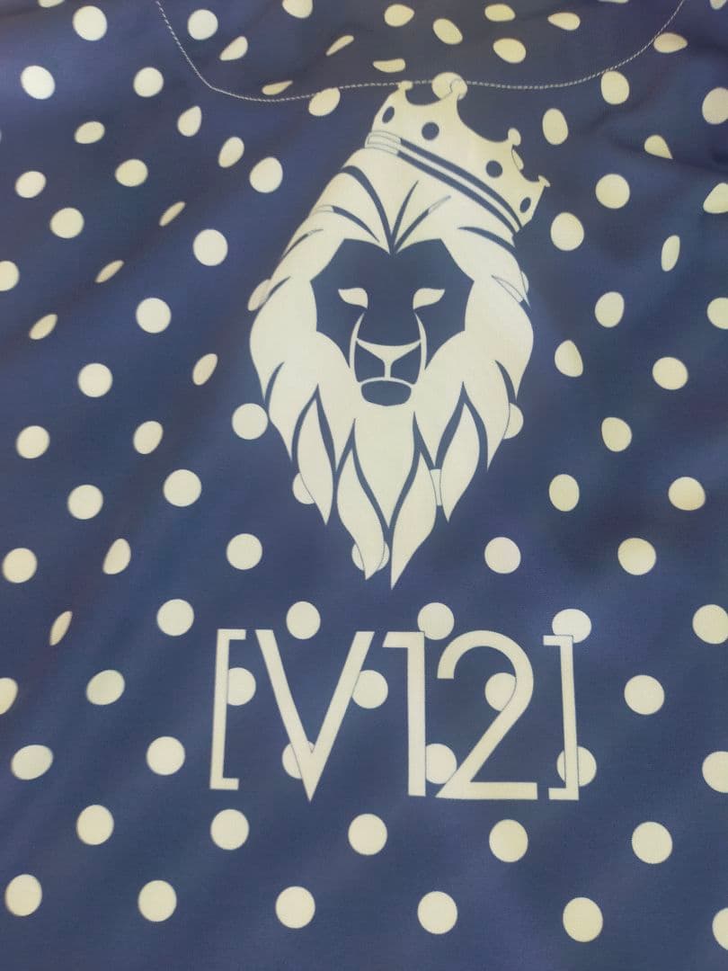 【極美品】V12 ヴィトゥエルヴ ポロシャツ 金ボタン ブルー（サイズ：M）