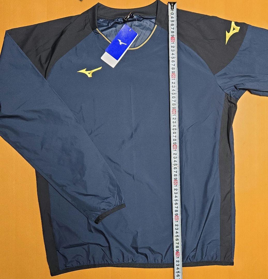 専用　新品　MIZUNO　ウィンドブレーカー　セットアップ　2XL　紺　ピステ