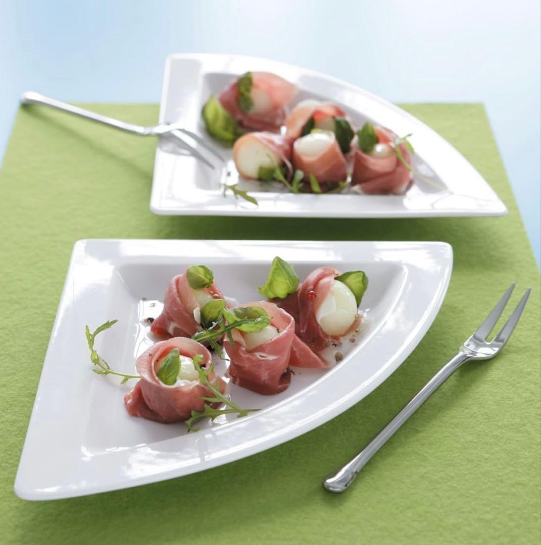 新品 Villeroy & Boch ビレロイ&ボッホ 三角形プレート 2枚