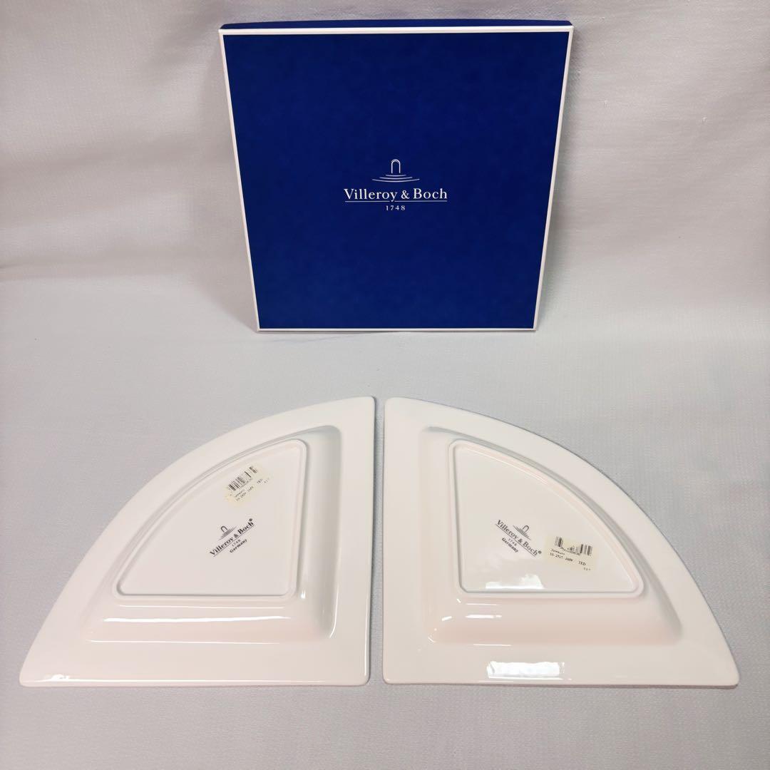 新品 Villeroy & Boch ビレロイ&ボッホ 三角形プレート 2枚