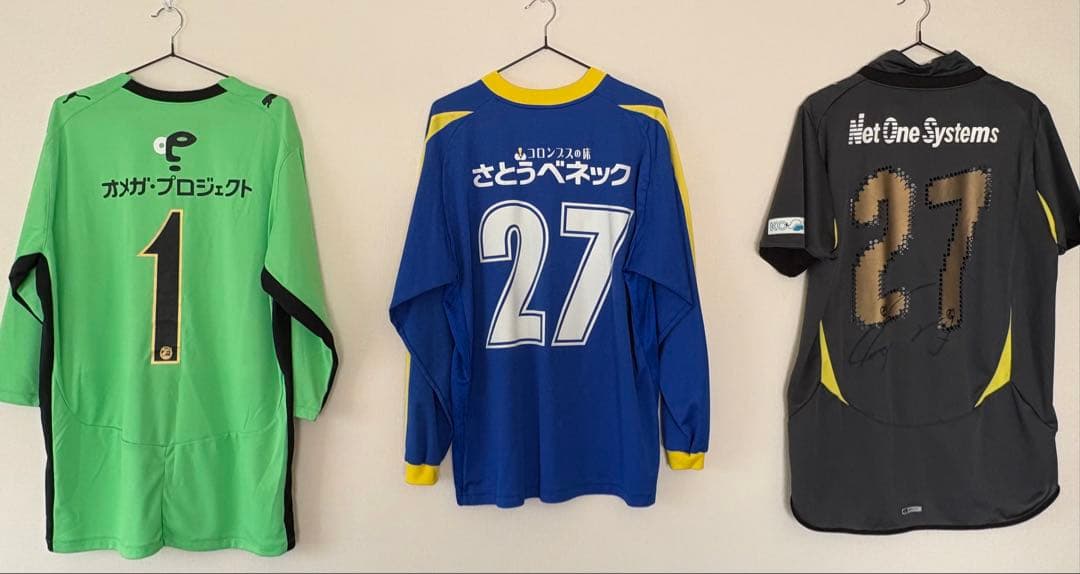 大分トリニータ 2004年&2008年&2010年 選手支給品ユニフォーム3点