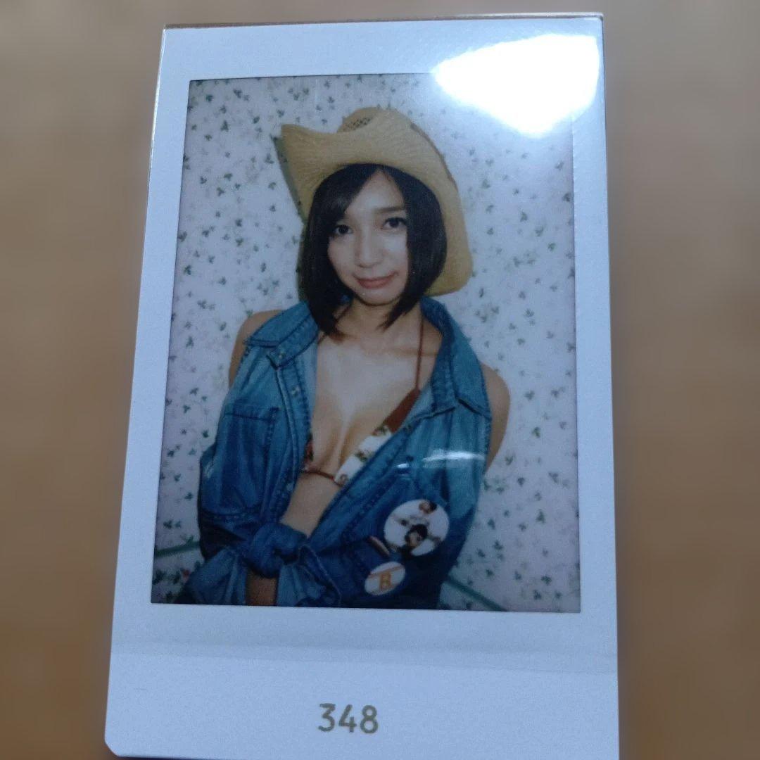 芹奈 チェキ 348 デニムジャケットのアイドル写真