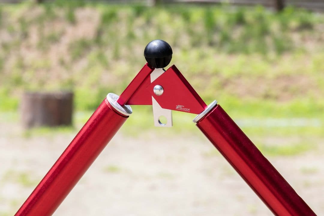 FIELDOORテントポール 89〜230cm ４本セット二股化パーツ２個セット