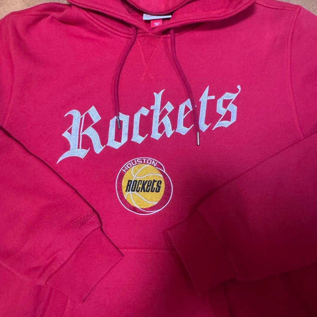 NBA Mitchell ＆ Ness パーカー Lサイズ ヒューストンロケッツ