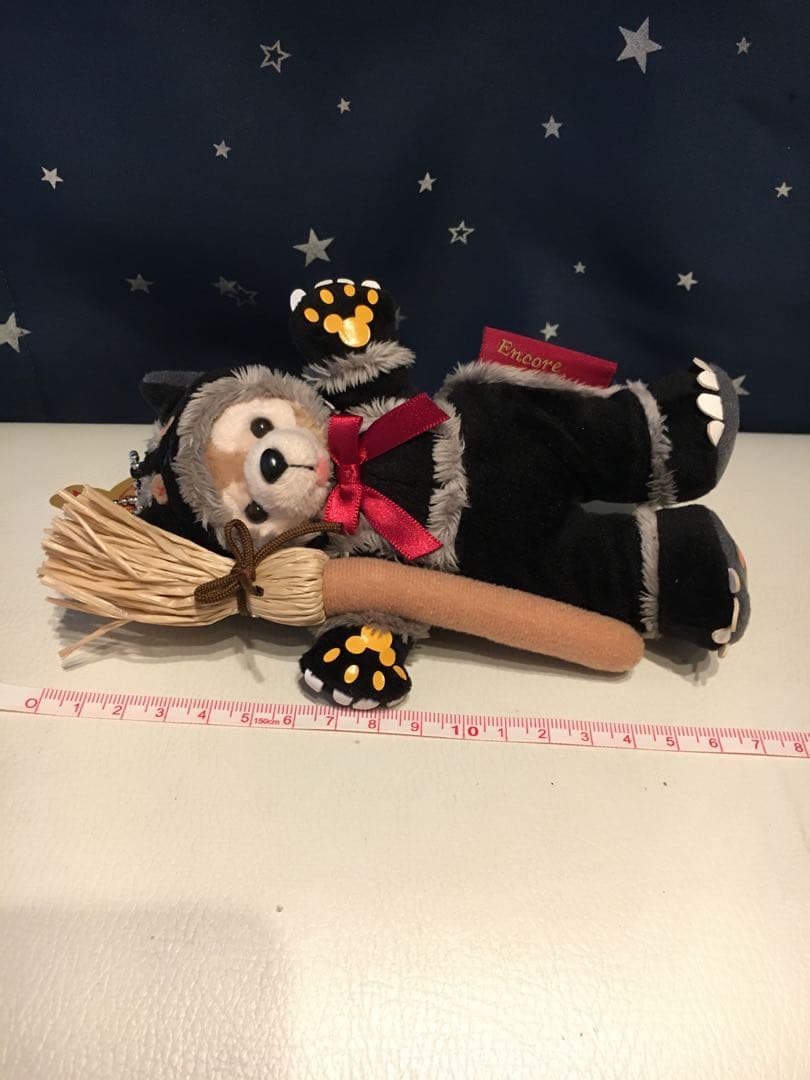 2 12/30　ダッフィー 黒猫 ぬいば 2009年の復刻版2015　ぬいぐるみ
