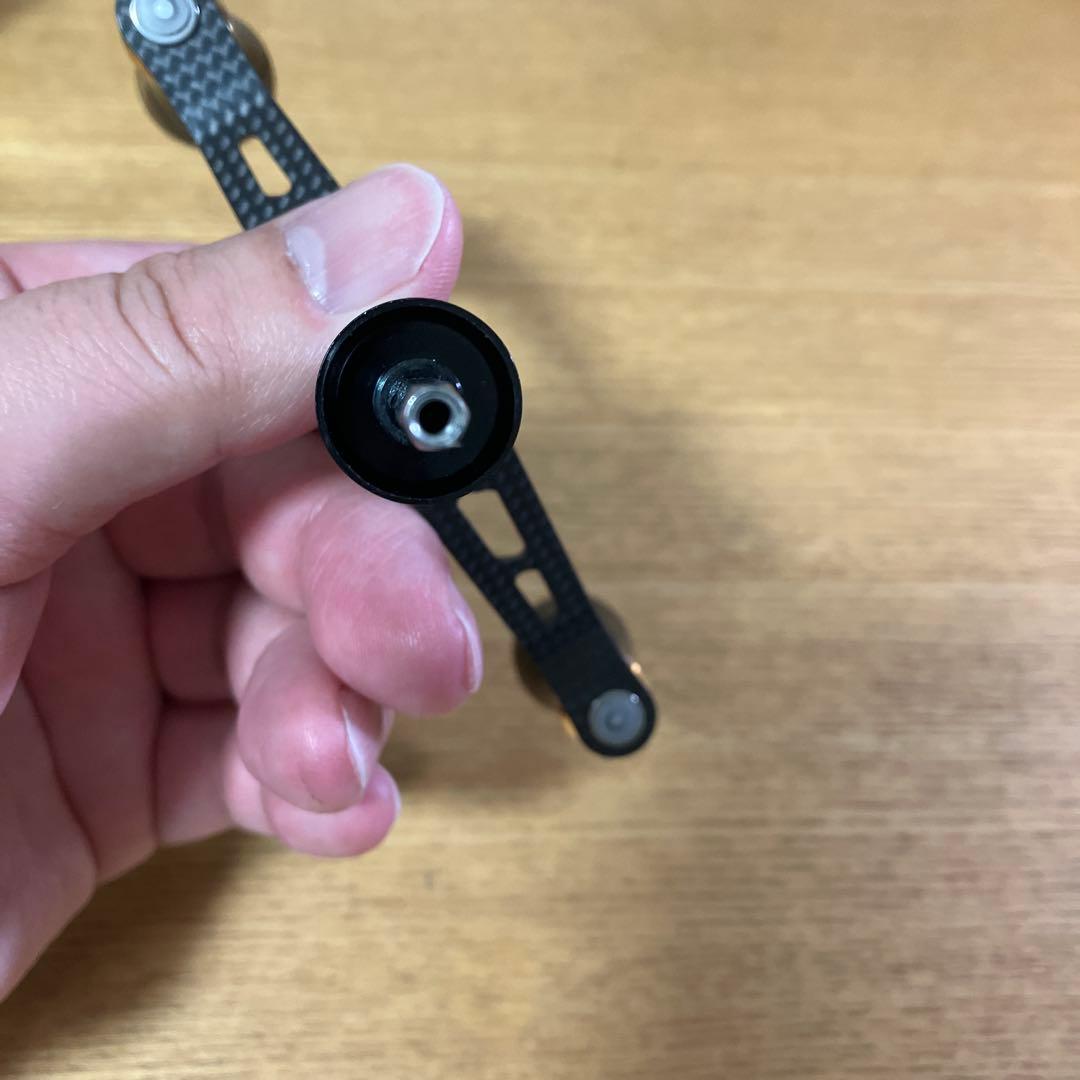 未使用美品　ゴメクサス　ダイワ用　ダブルハンドル　6角軸　スタンド　セット