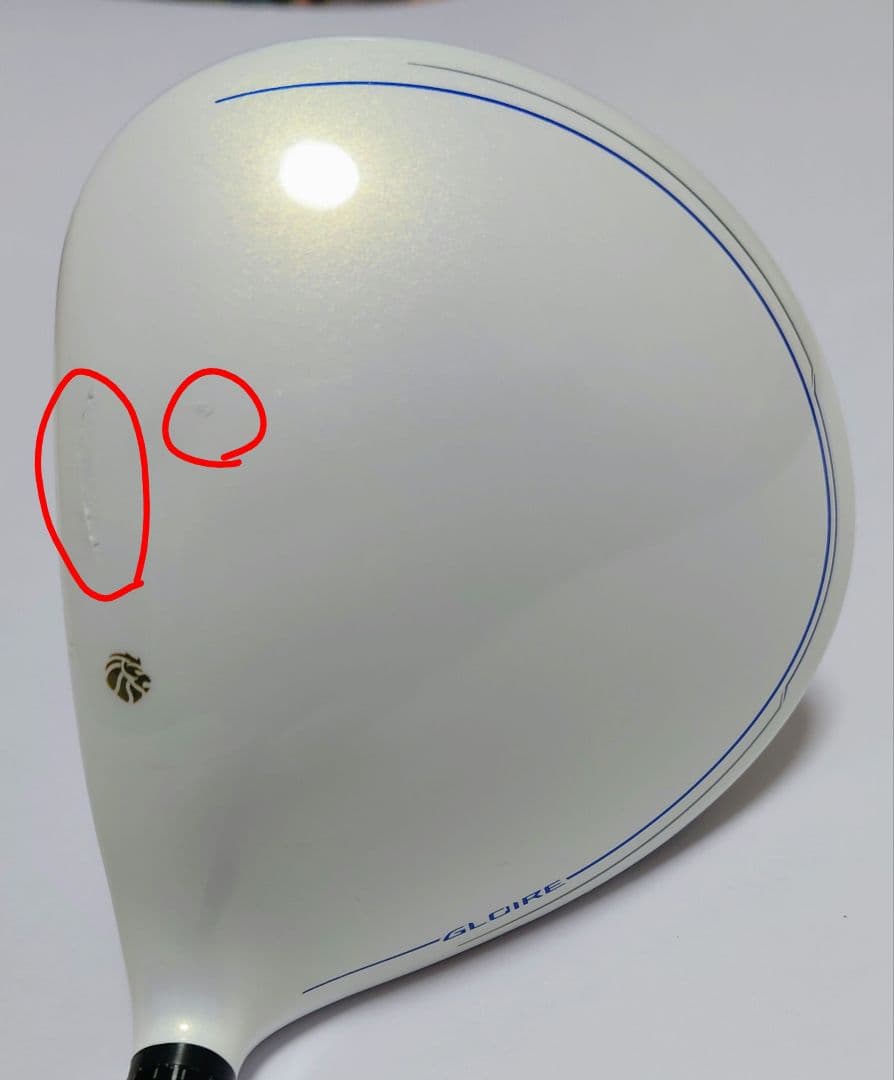 お年玉　飛ばせる　TaylorMade1W GLOIRE 　 ホワイト