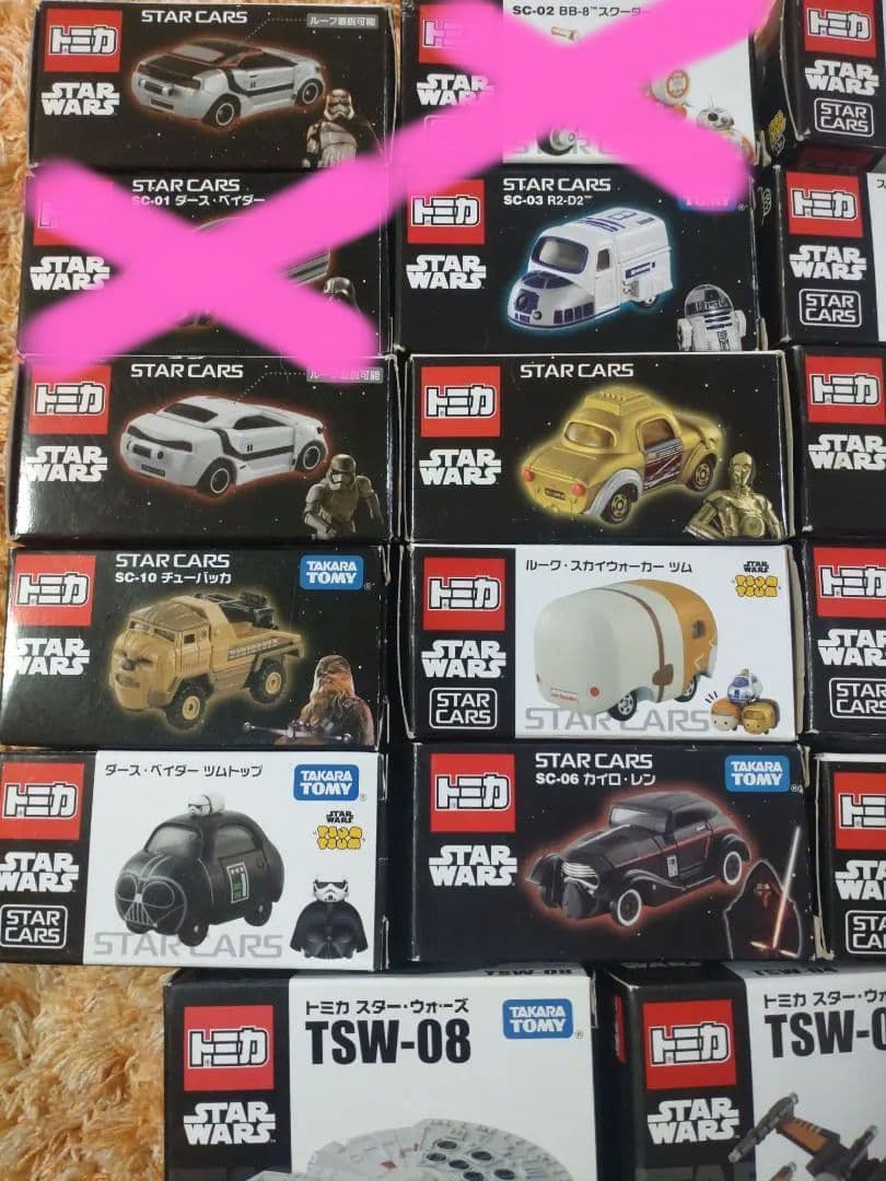 スター・ウォーズ　トミカ16点セット