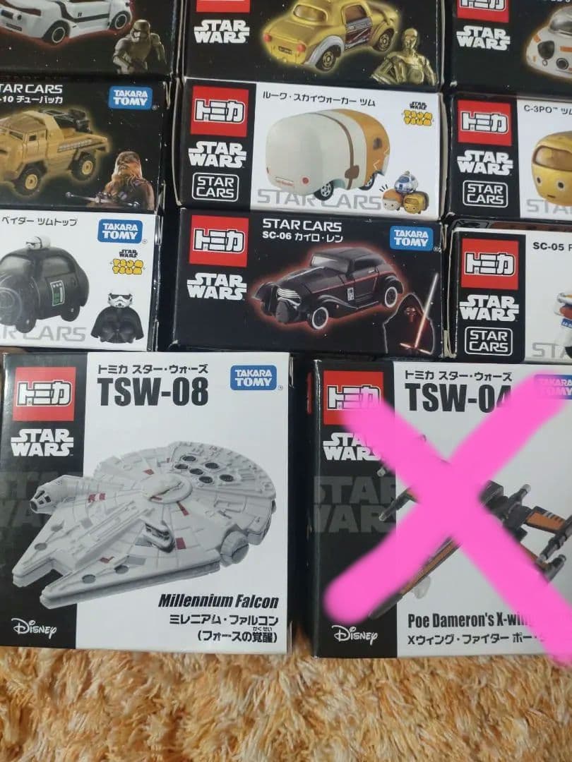スター・ウォーズ　トミカ16点セット