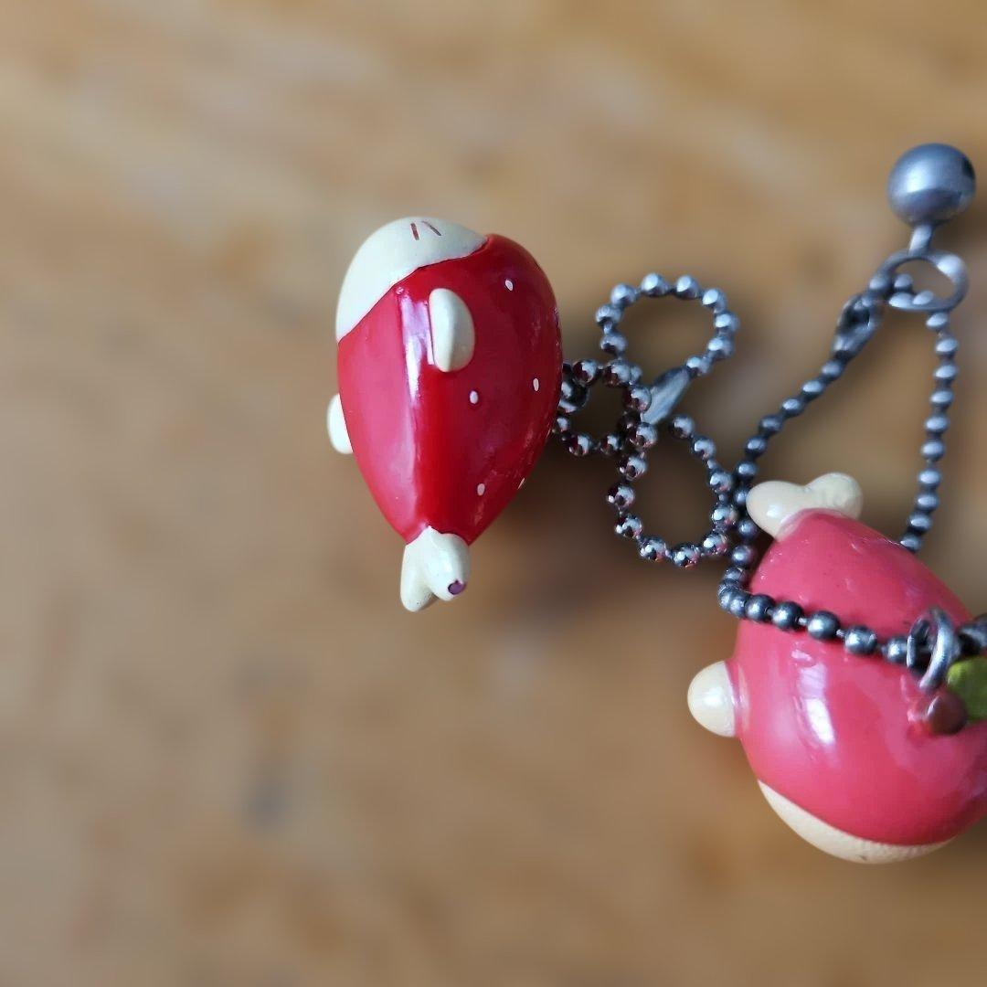 しろたん フルーツ　 着ぐるみ アザラシ キーホルダー チャーム