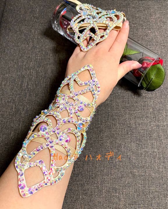 新品★バングル★オーロラストーン★社交ダンス★サルサ★パーティー