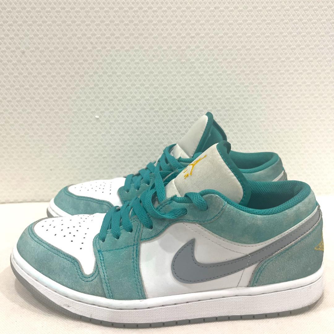 NIKE AIR JORDAN 1LOW US9 27㎝ グリーン スエード