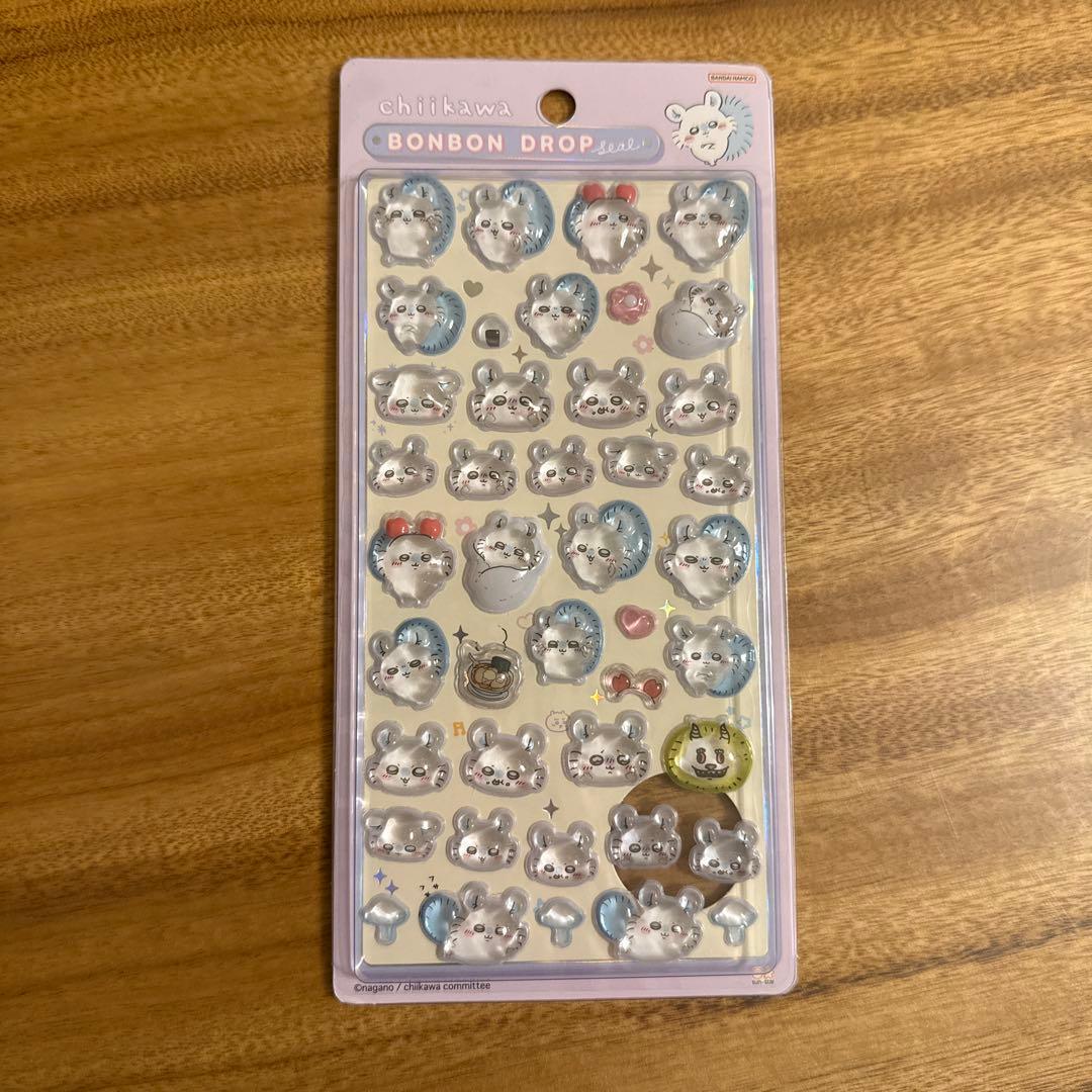 【正規品】ちいかわ　ボンボンドロップシール　4枚セット
