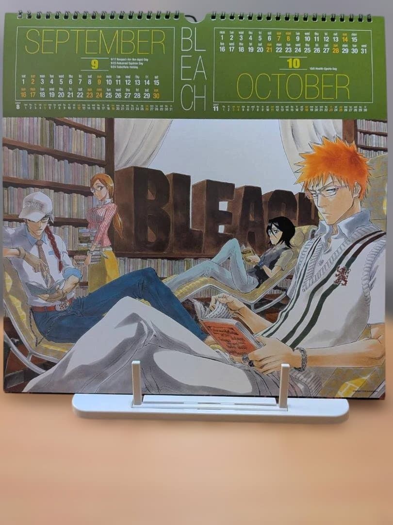 BLEACHのキャラクターが描かれた2007年のカレンダー。