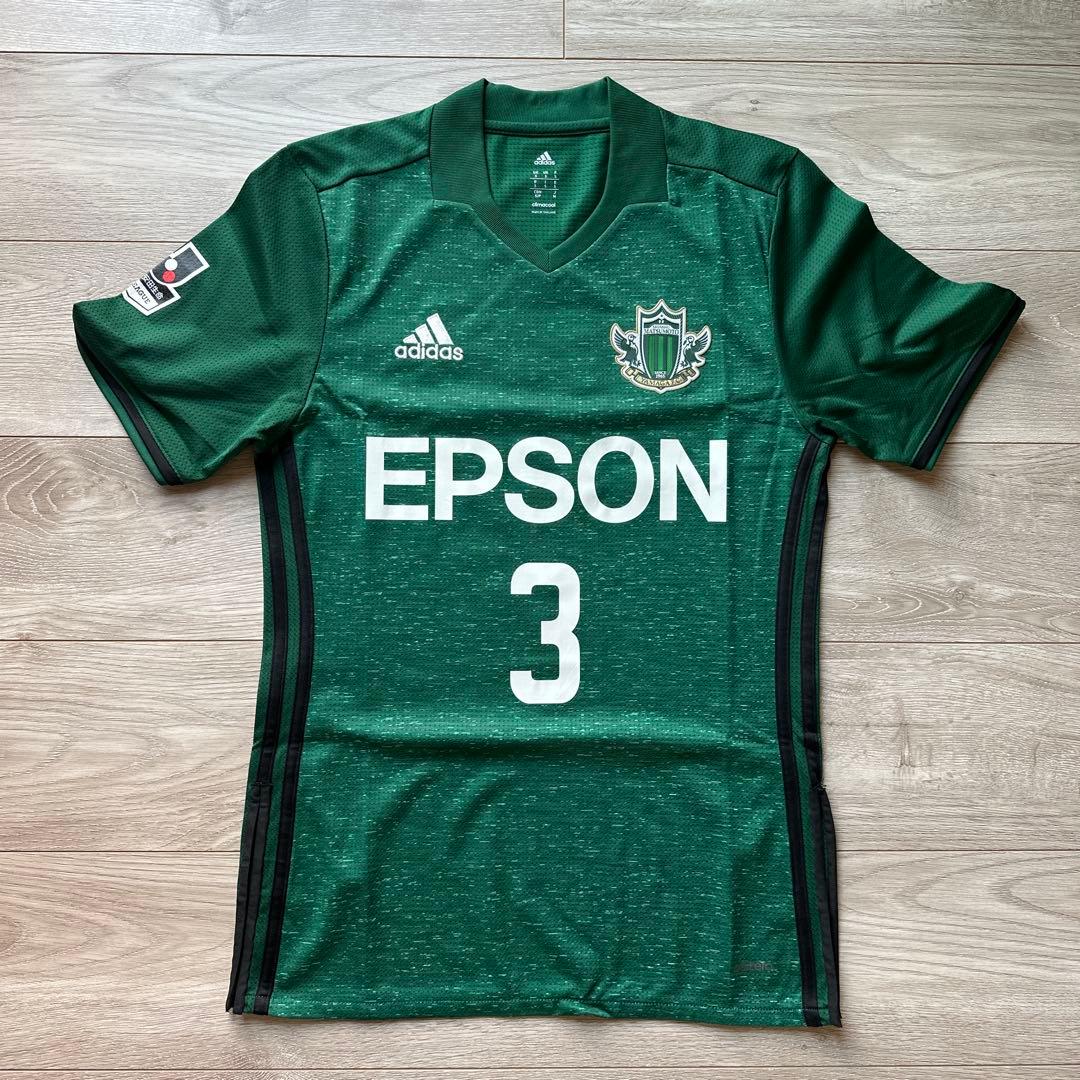 adidas 松本山雅 田中隼磨 サイン入り ユニフォーム M 真贋不明