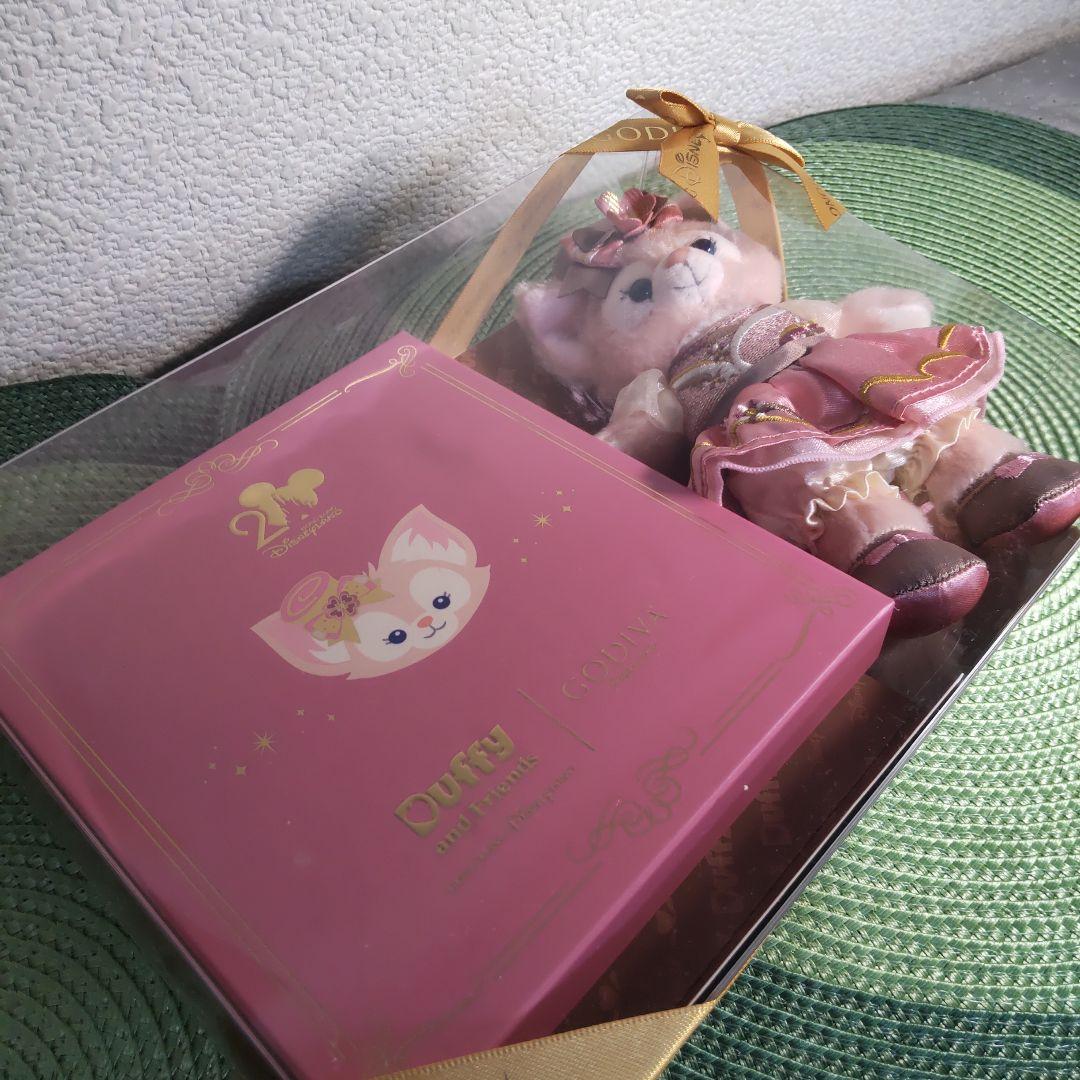 【香港ディズニー20周年】リーナベル ゴディバ ぬいぐるみ＋チョコレート セット