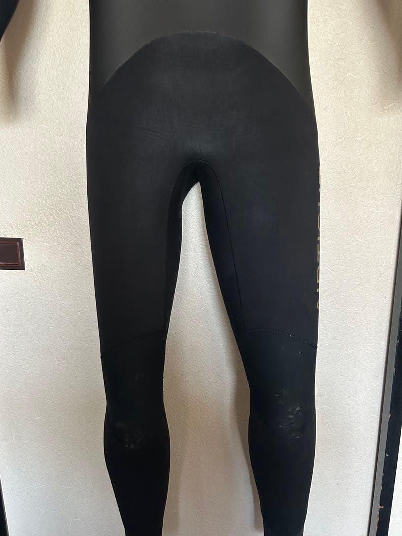 【美品】AIRTIGHTセミドライスーツXL 5×3mm裏起毛サーフィン