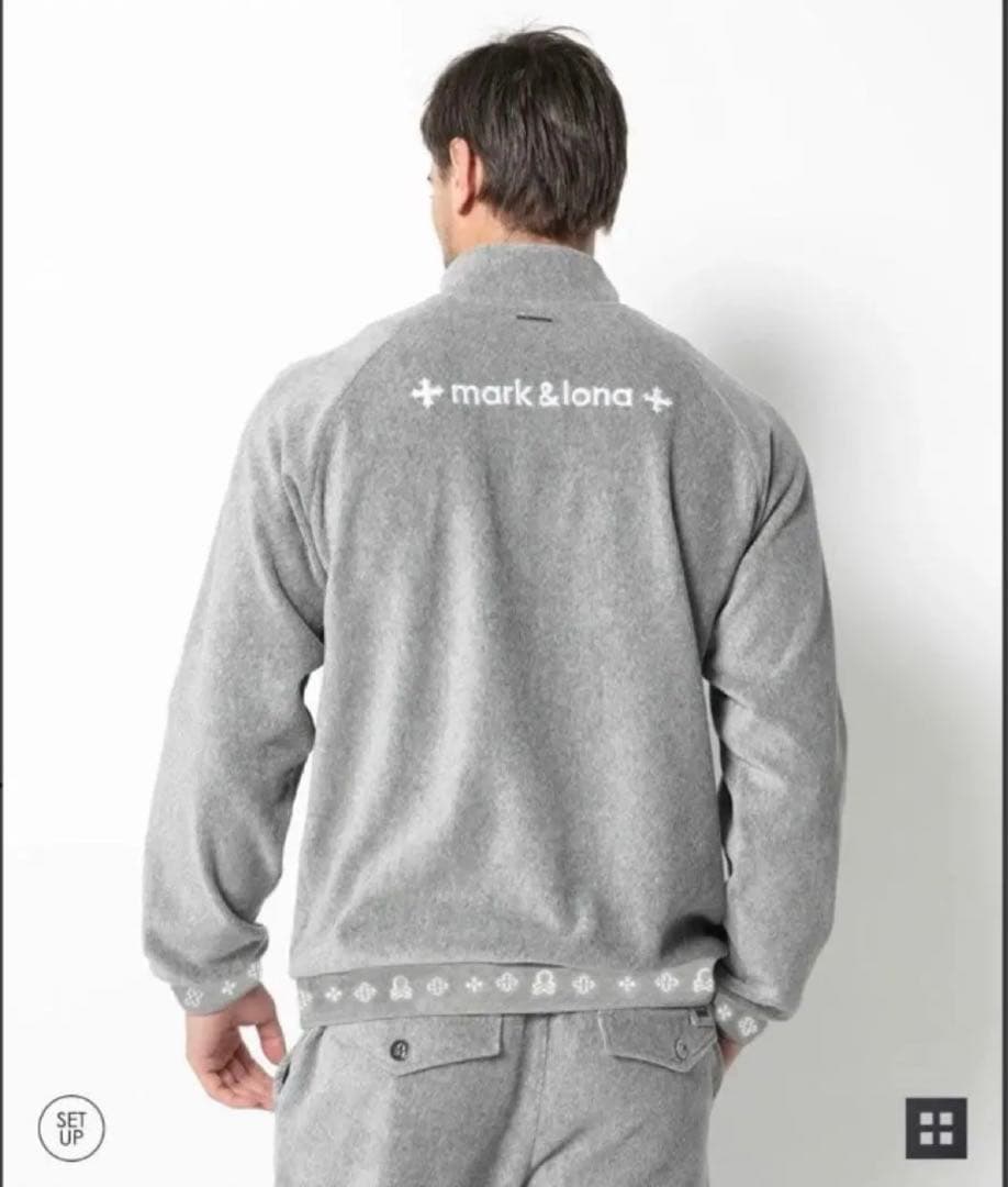 MARK & LONA グレー　ゴルフウェア　メンズ　46 極美品