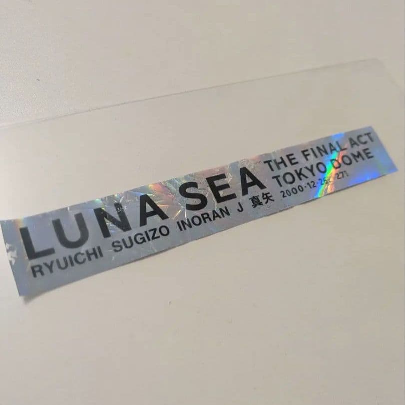 LUNA SEA ステッカー21枚セット 復刻版込　銀テおまけ