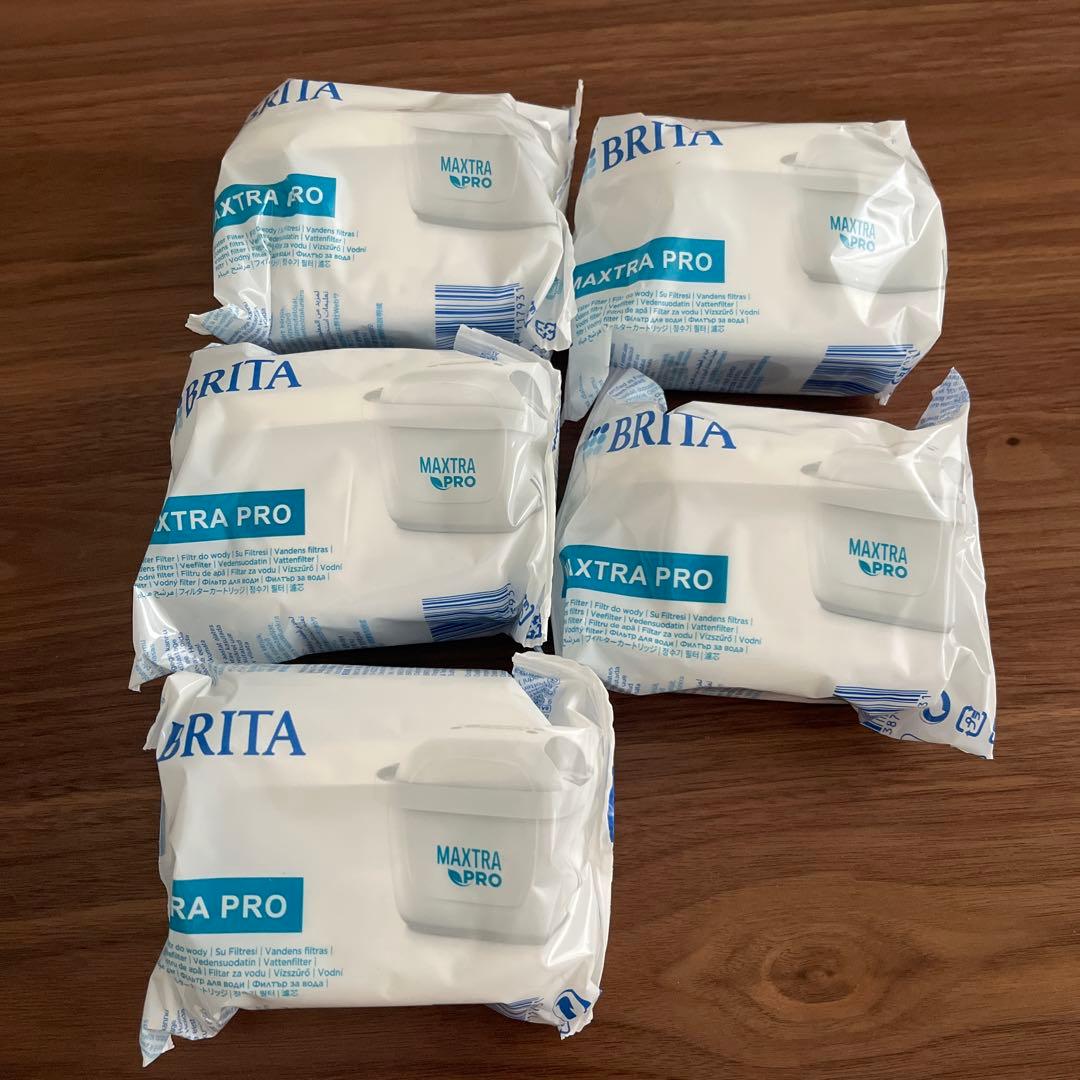 BRITA ポット型浄水器 カートリッジ5個付