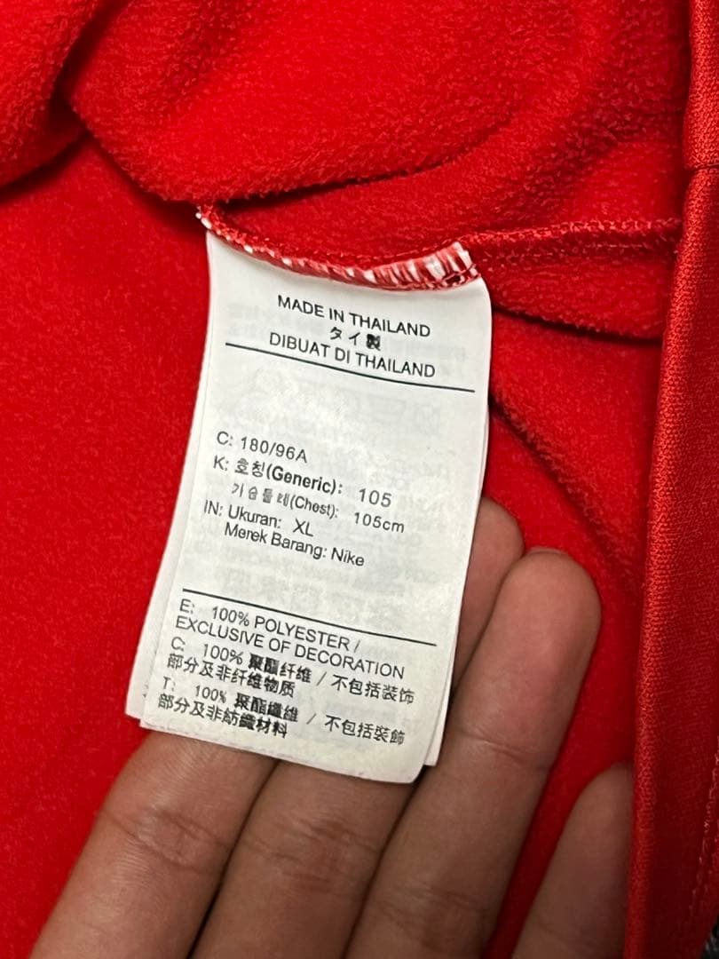 レッズユース 支給品 ハーフジップ （裏起毛）